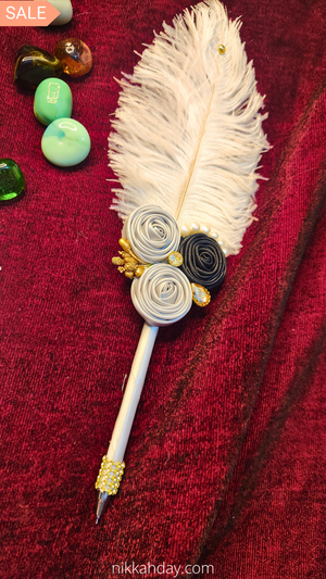 Handmade Feather Pen for Nikah & Wedding Signing Ceremony