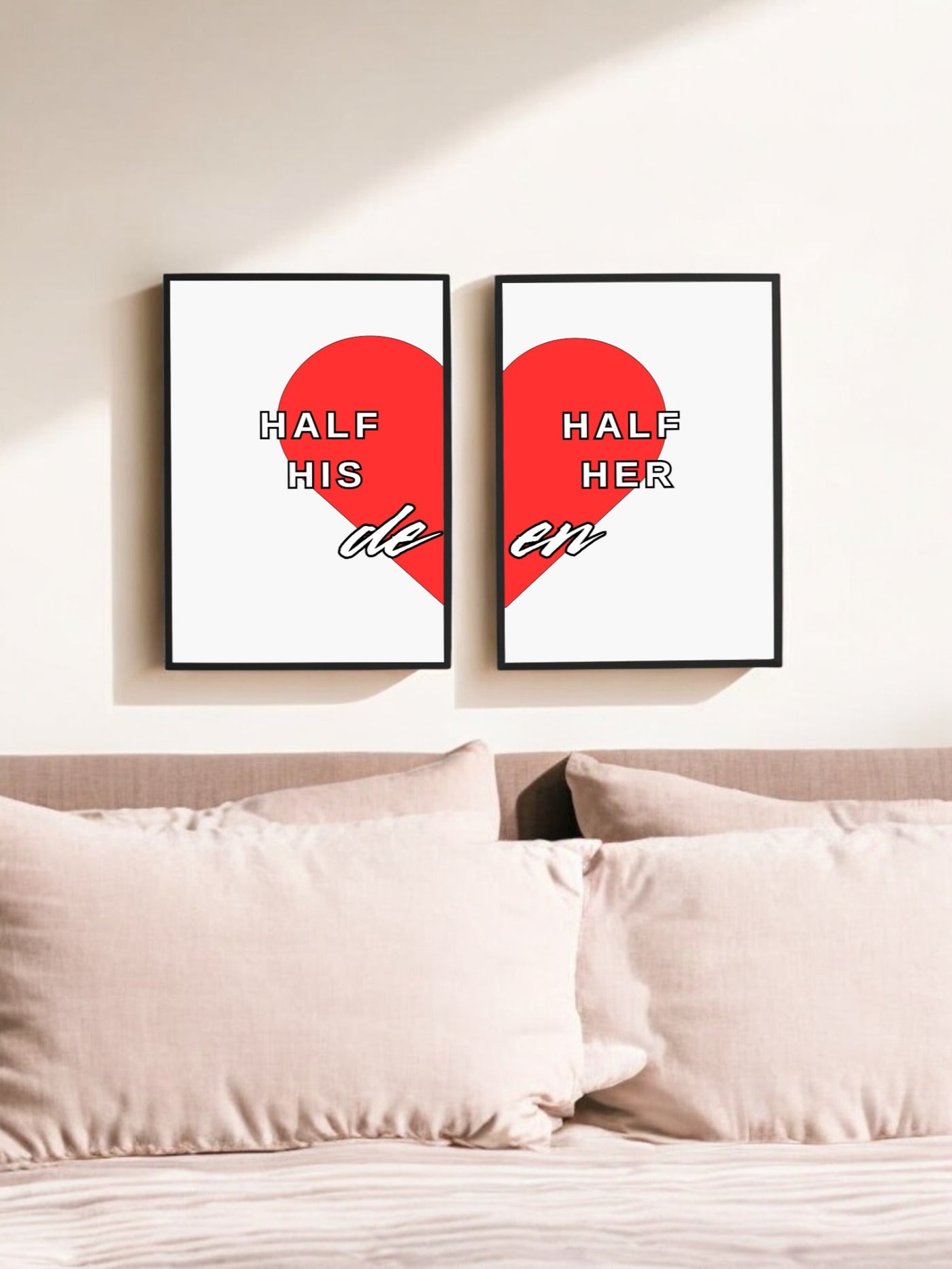 Half His & Half Her Deen Frames