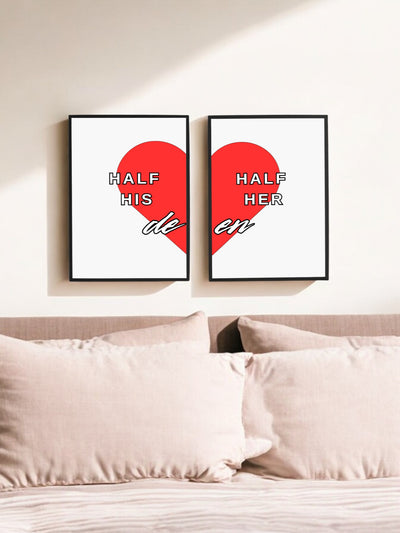 Half His & Half Her Deen Frames