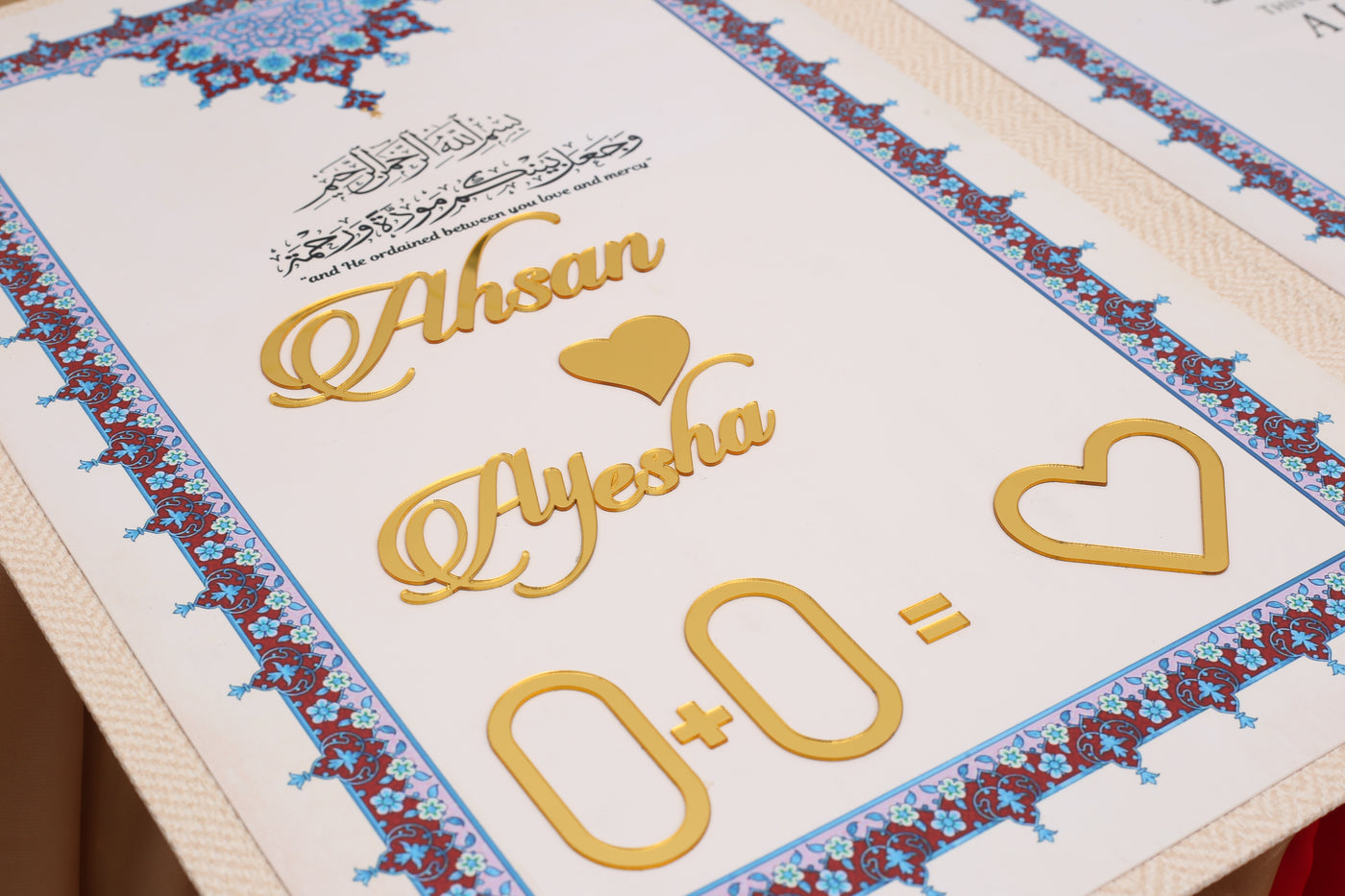 Self Design Fabric White Booklet Premium