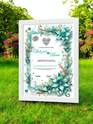 Ice Age Print Nikah Frame