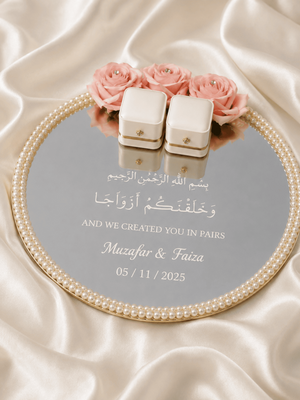 Luxury Ring Tray Velvet Ring Box Set