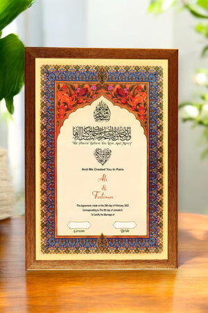 Mandala Red Rose Frame