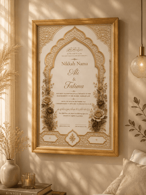 Riwayat e Ishq Luxury Nikah Frame